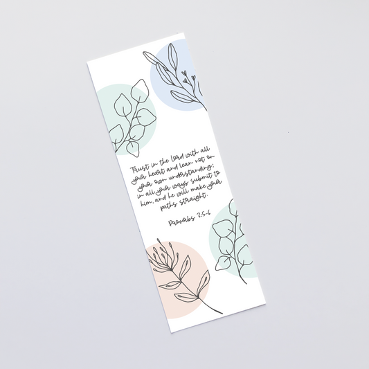 Trust in the Lord (Flora) Bookmark - Re-vived