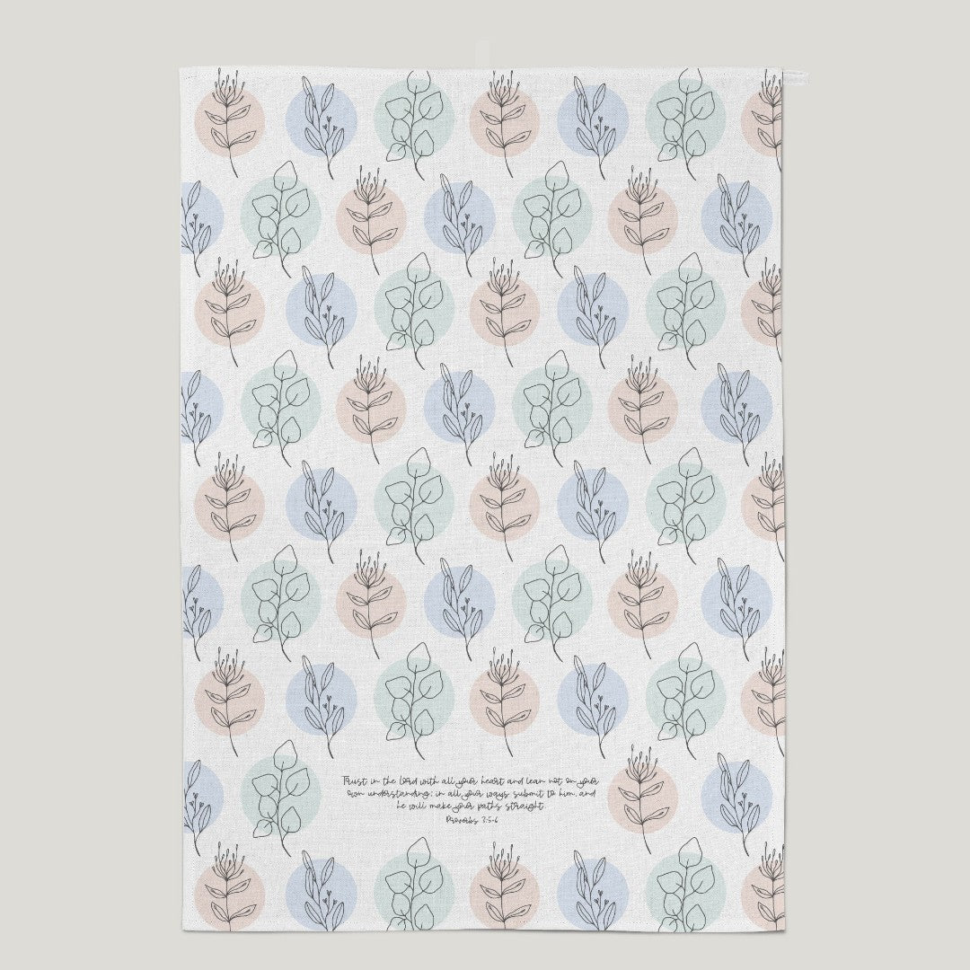 Trust in the Lord Tea Towel - Re-vived