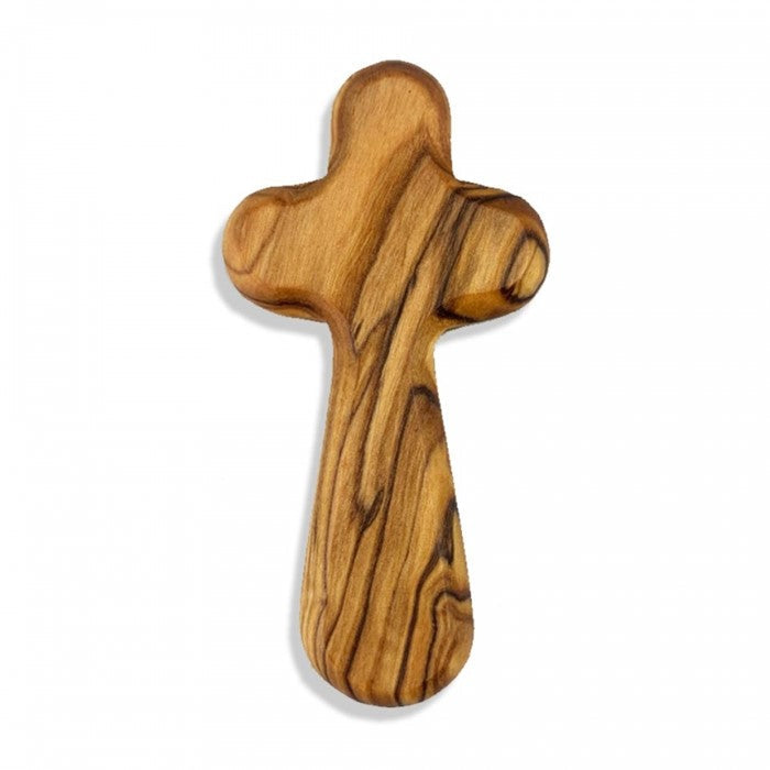 Olivewood Holding Cross - Re-vived