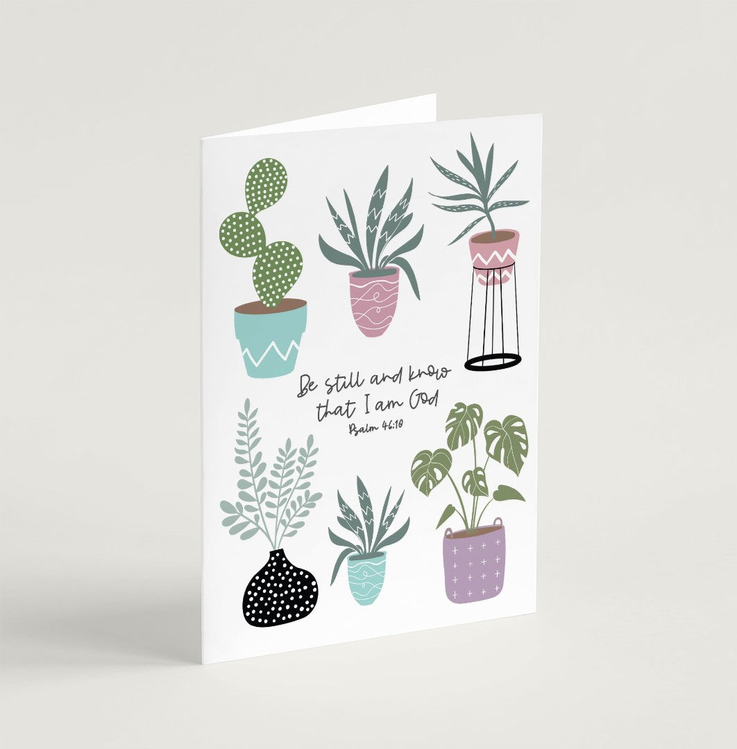 Be Still and Know (House Jungle) - Greeting Card - Re-vived