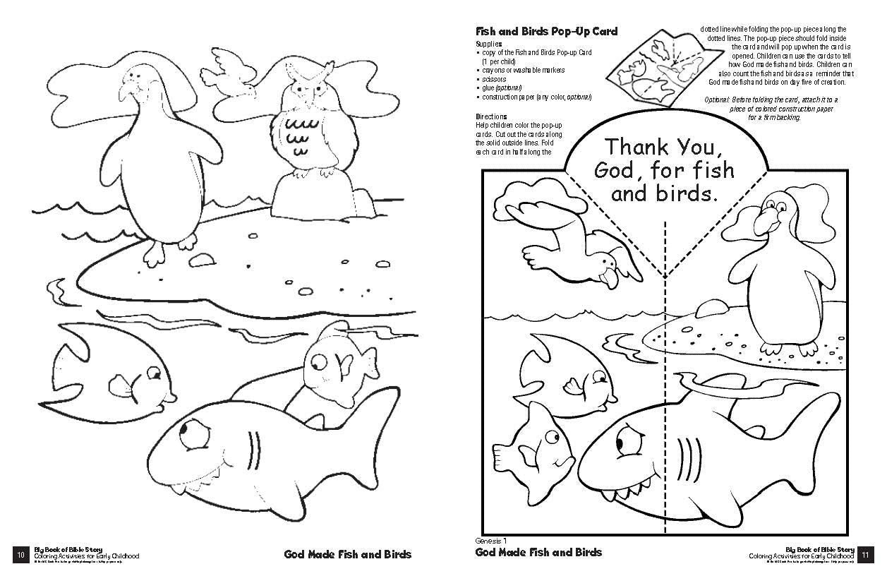 Big Book of Bible Story Colouring Activities for Early Childhood - Re-vived