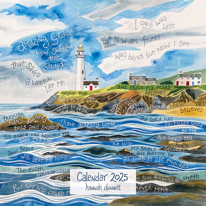 Hannah Dunnett 2025 Large Calendar