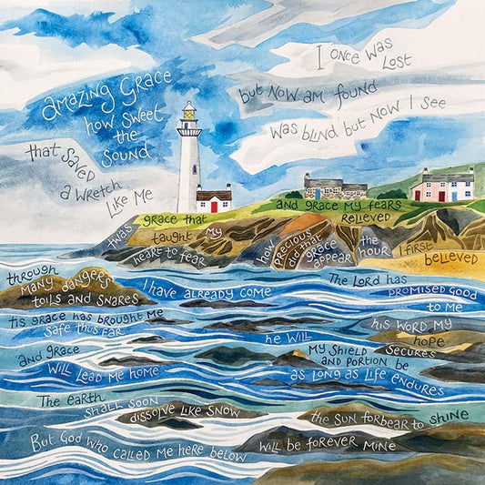 Amazing Grace - Lighthouse - Card