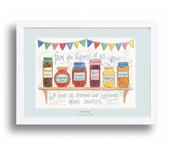 Blessings - Hannah Dunnett A4 Print