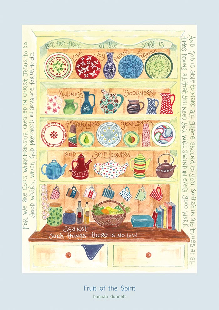 Fruit of The Spirit Hannah Dunnett A3 Print