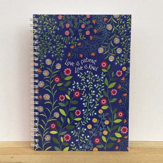 Love Is Patient - Spiral Bound Notebook