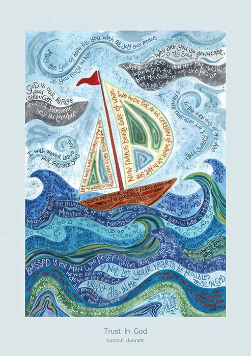 Trust In God Hannah Dunnett A3 Print