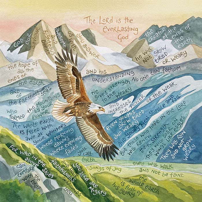 Wings Like Eagles - Card