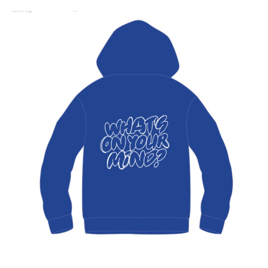 YOUTH ALPHA - Hoodie - Bright Royal (What's On Your Mind)