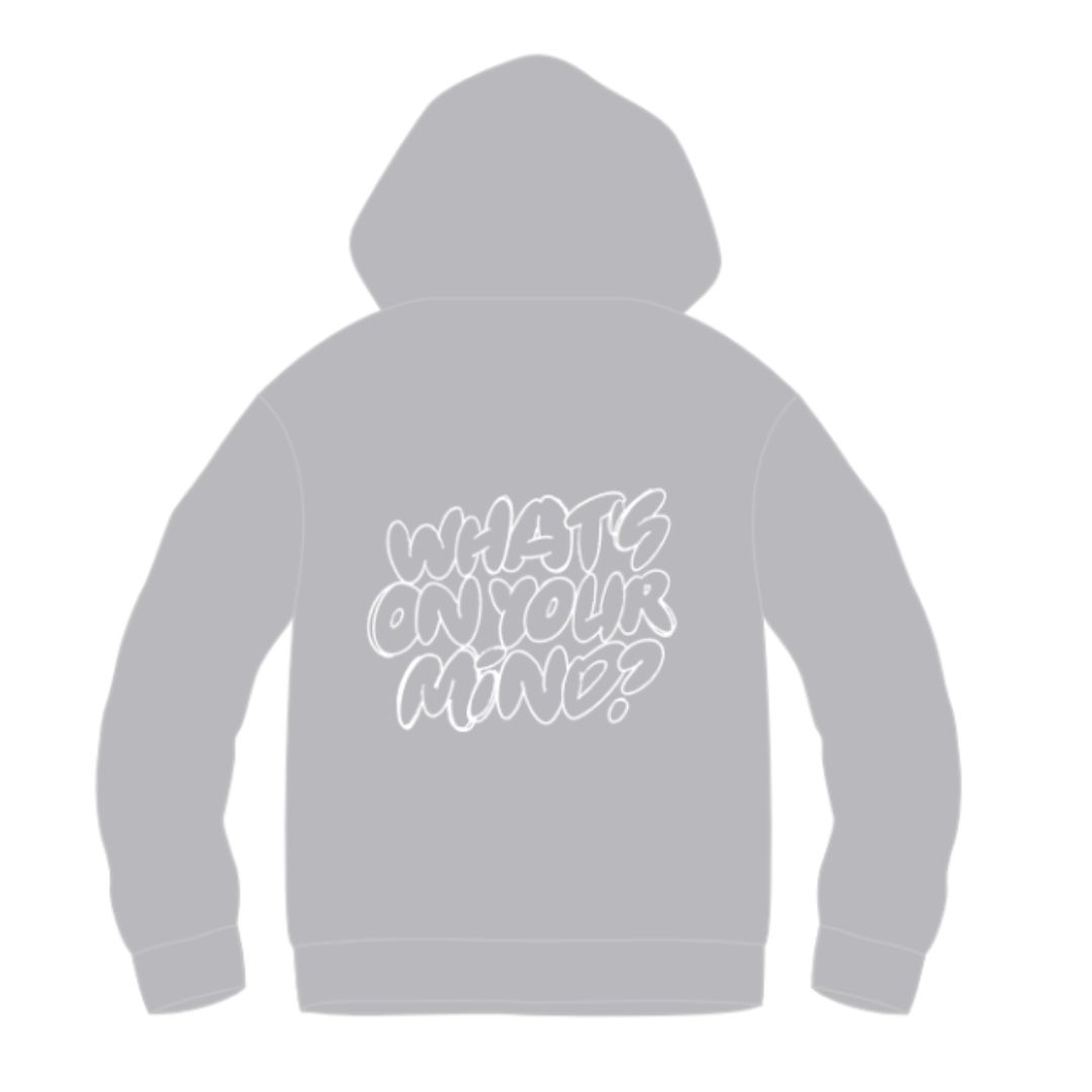 YOUTH ALPHA - Hoodie - Heather Grey (What's On Your Mind)
