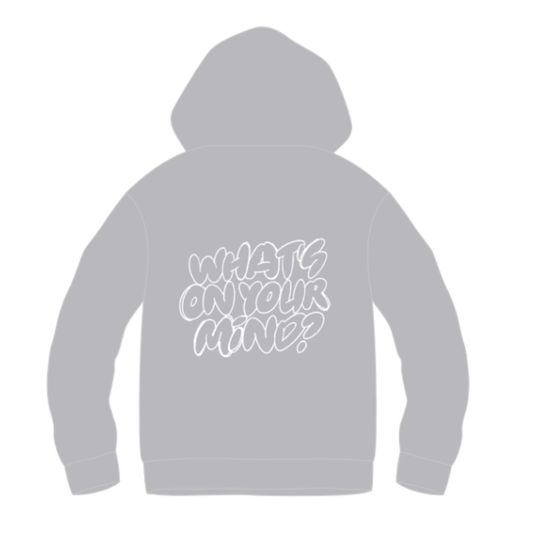 YOUTH ALPHA - Hoodie - Heather Grey (What's On Your Mind)