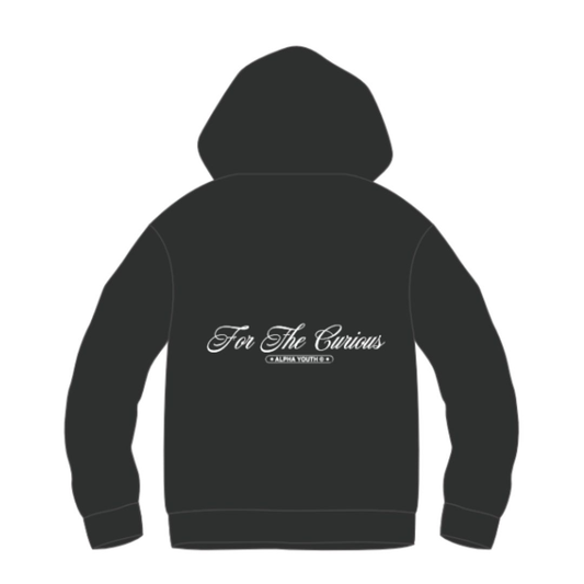 YOUTH ALPHA - Hoodie - Washed Black (For the Curious)