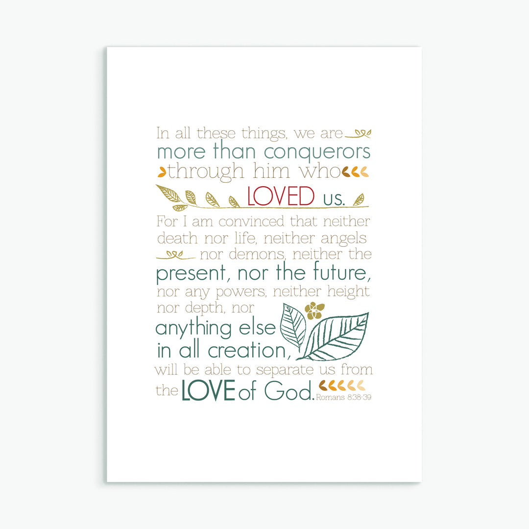 More than Conqueror Greeting Card
