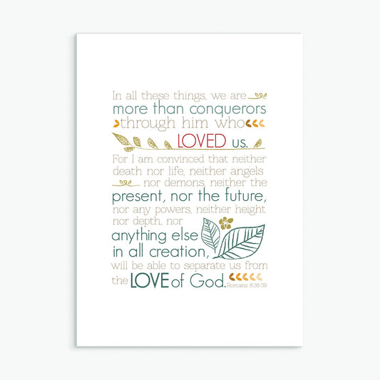 More than Conqueror Greeting Card