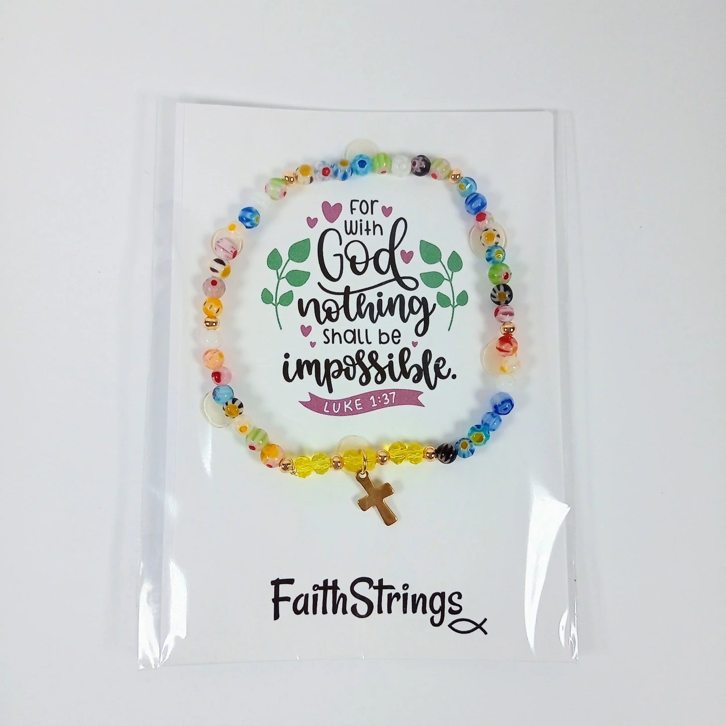 Faithstrings Millefiori Bracelet
