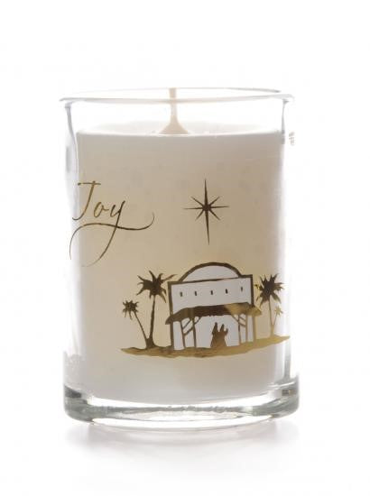 Joy Glass Non Scented Candle (Individual) - Re-vived