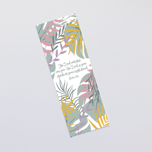 The Lord Watches Over You (Jungle Pink) Bookmark - Re-vived