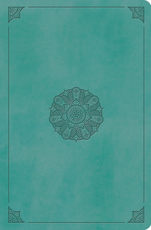 ESV Value Compact Bible (TruTone, Turquoise, Emblem Design) - Re-vived