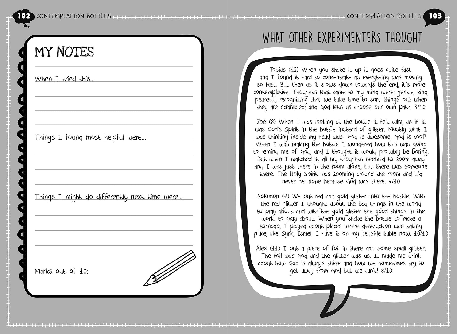 The Prayer Experiment Notebook - Re-vived