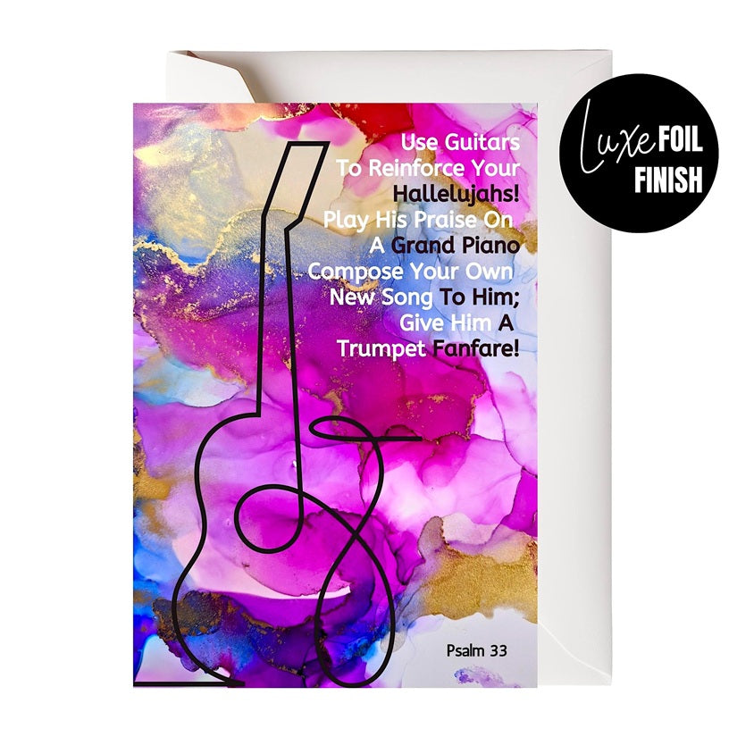 Guitar Card - Re-vived