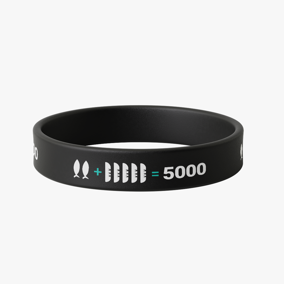 The Chosen - Loaves and Fish Wristband - Black