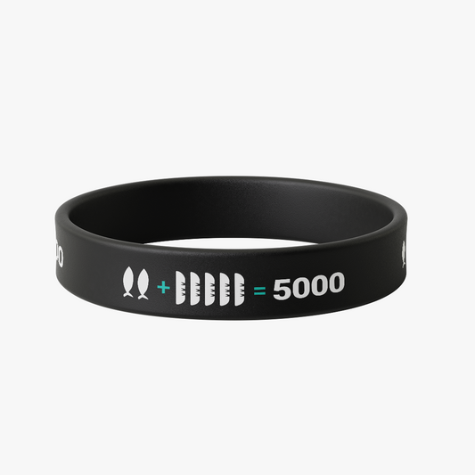 The Chosen - Loaves and Fish Wristband - Black