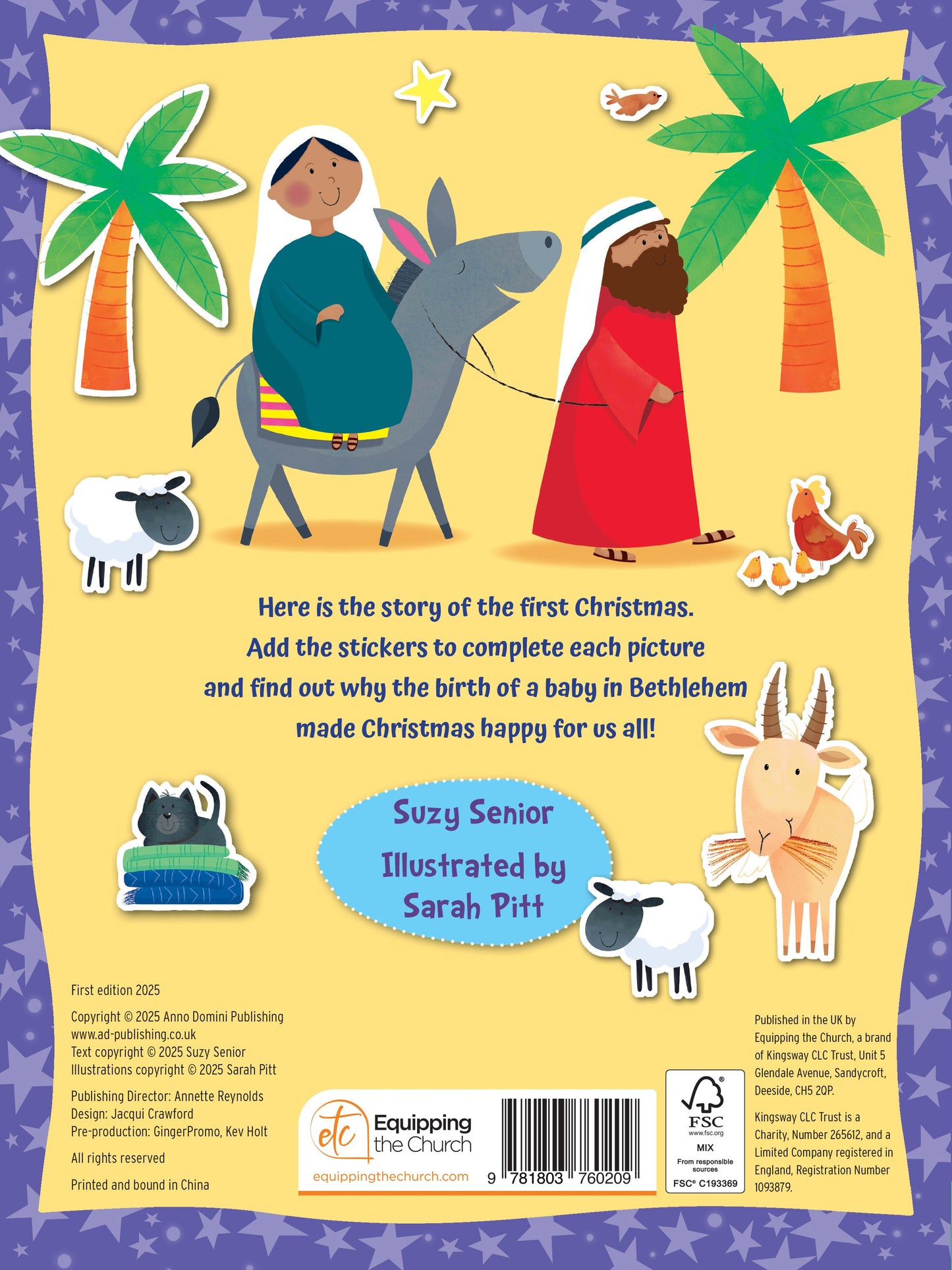 My First Christmas Sticker Book - Re-vived