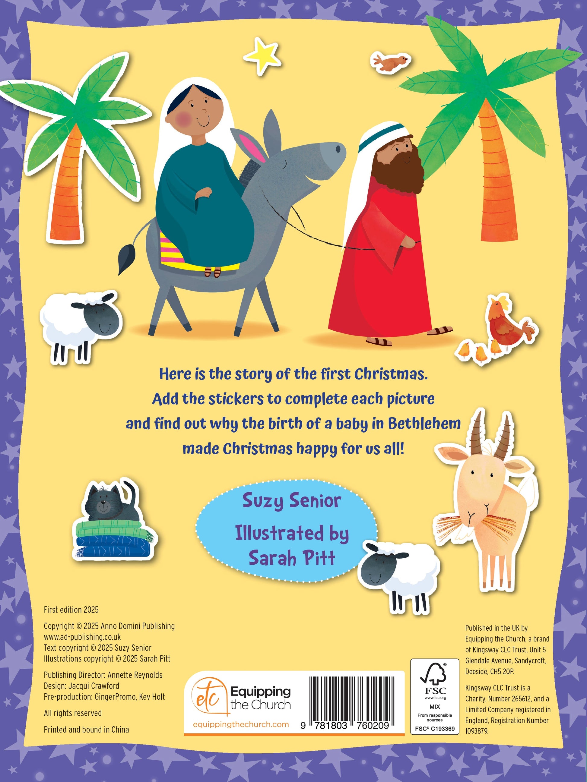 My First Christmas Sticker Book - Re-vived
