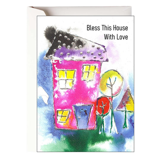 Bless This House With Love Card - Re-vived