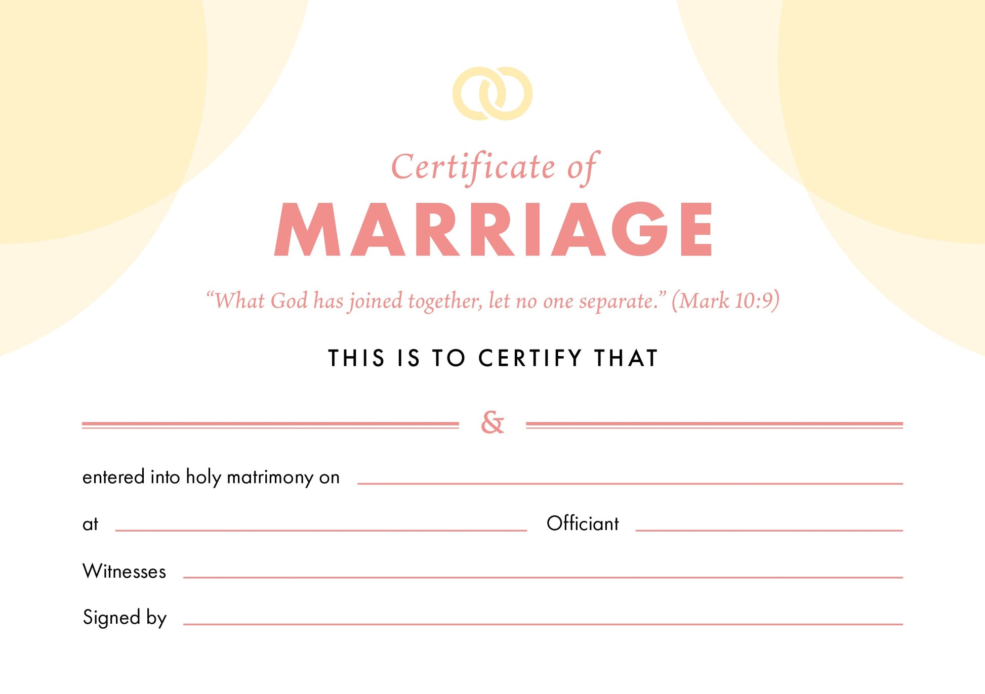ETC Marriage Certificate A5 Landscape (pack of 10) - Re-vived