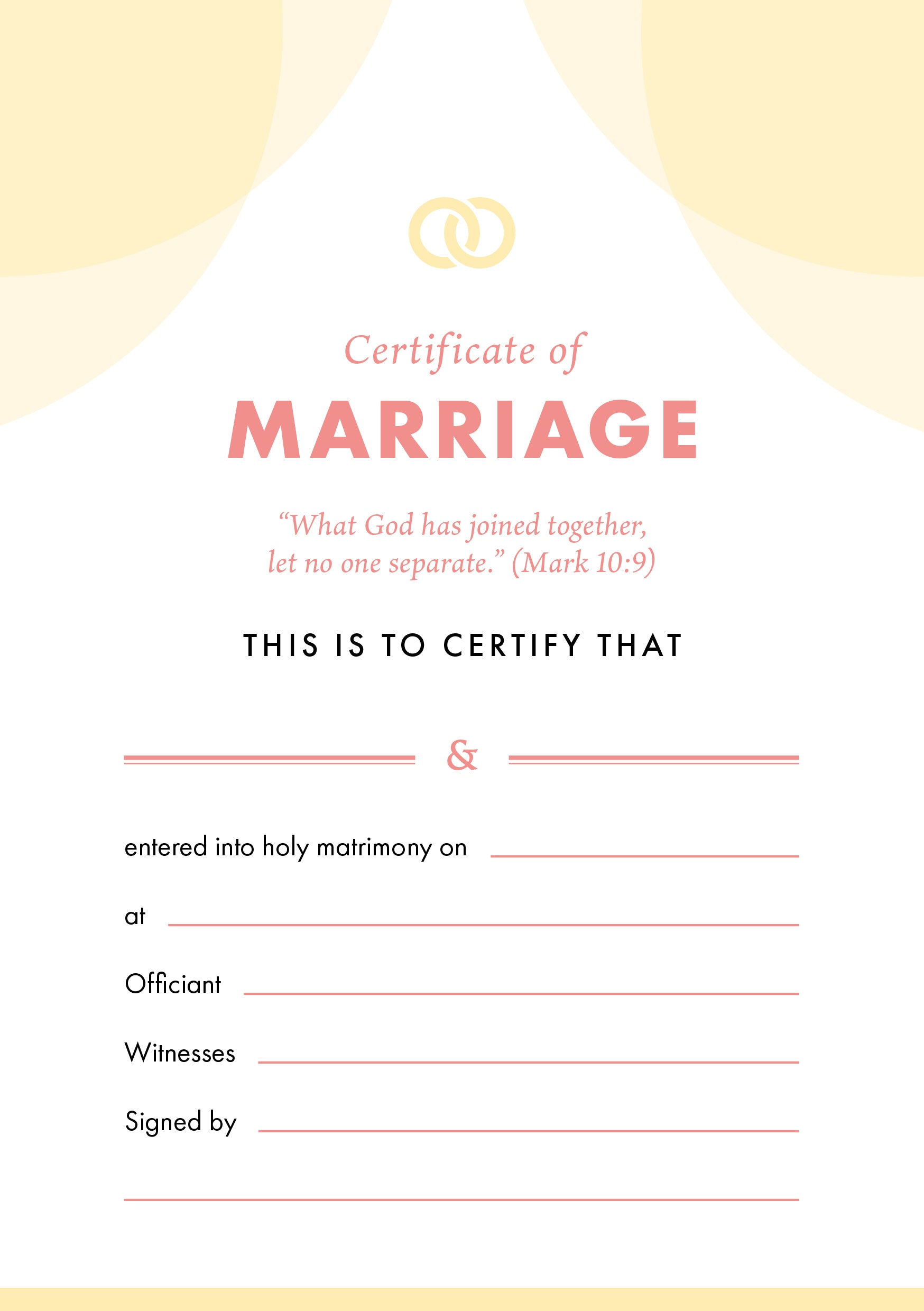 ETC Marriage Certificate A5 Portrait (pack of 10) - Re-vived