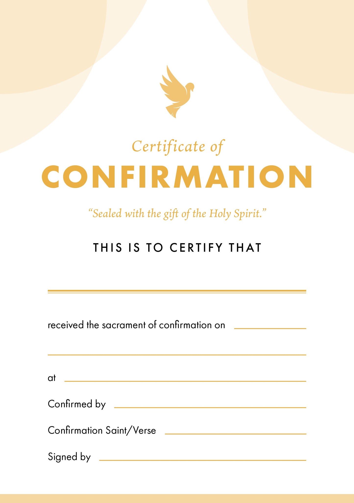 ETC Confirmation Certificate A4 Portrait (pack of 10) - Re-vived