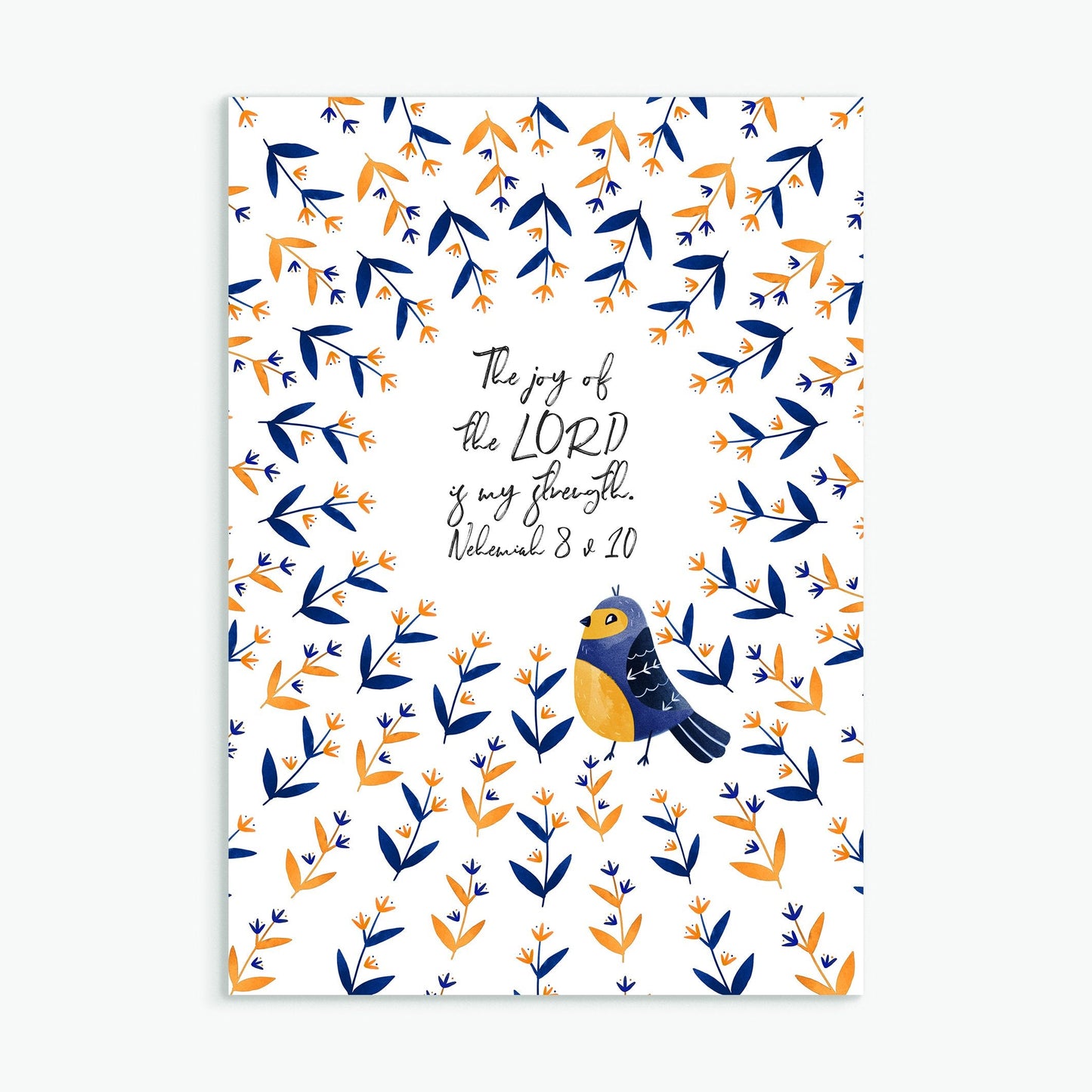 The Joy Of The Lord Greeting Card - Re-vived