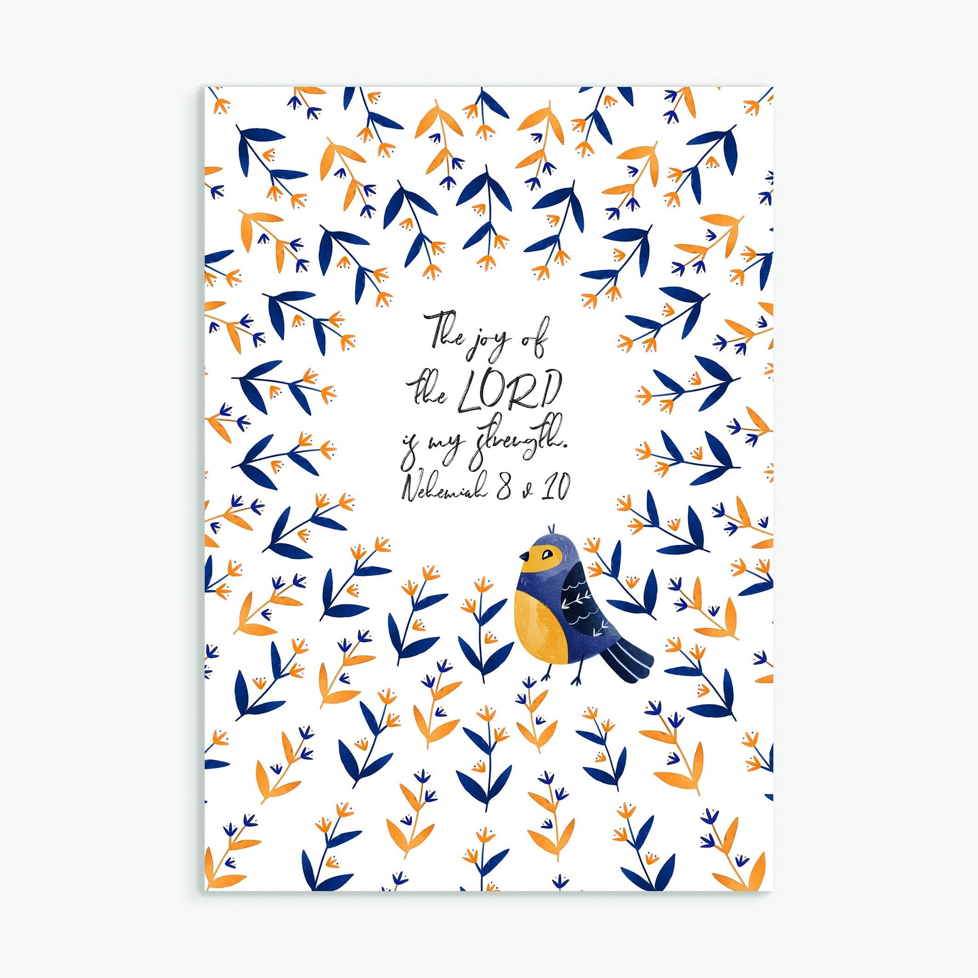 The Joy Of The Lord Greeting Card - Re-vived