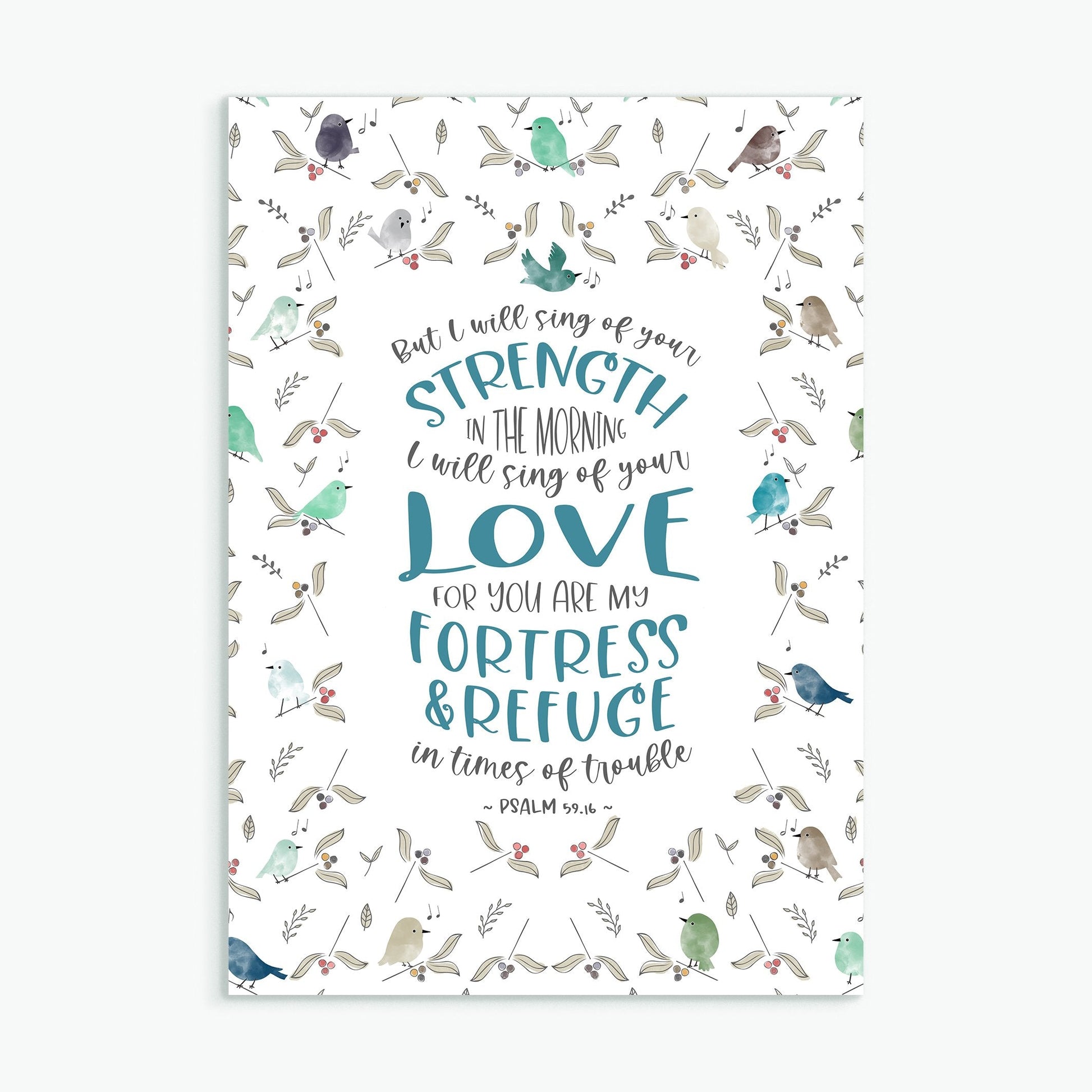 I Will Sing Greeting Card - Re-vived
