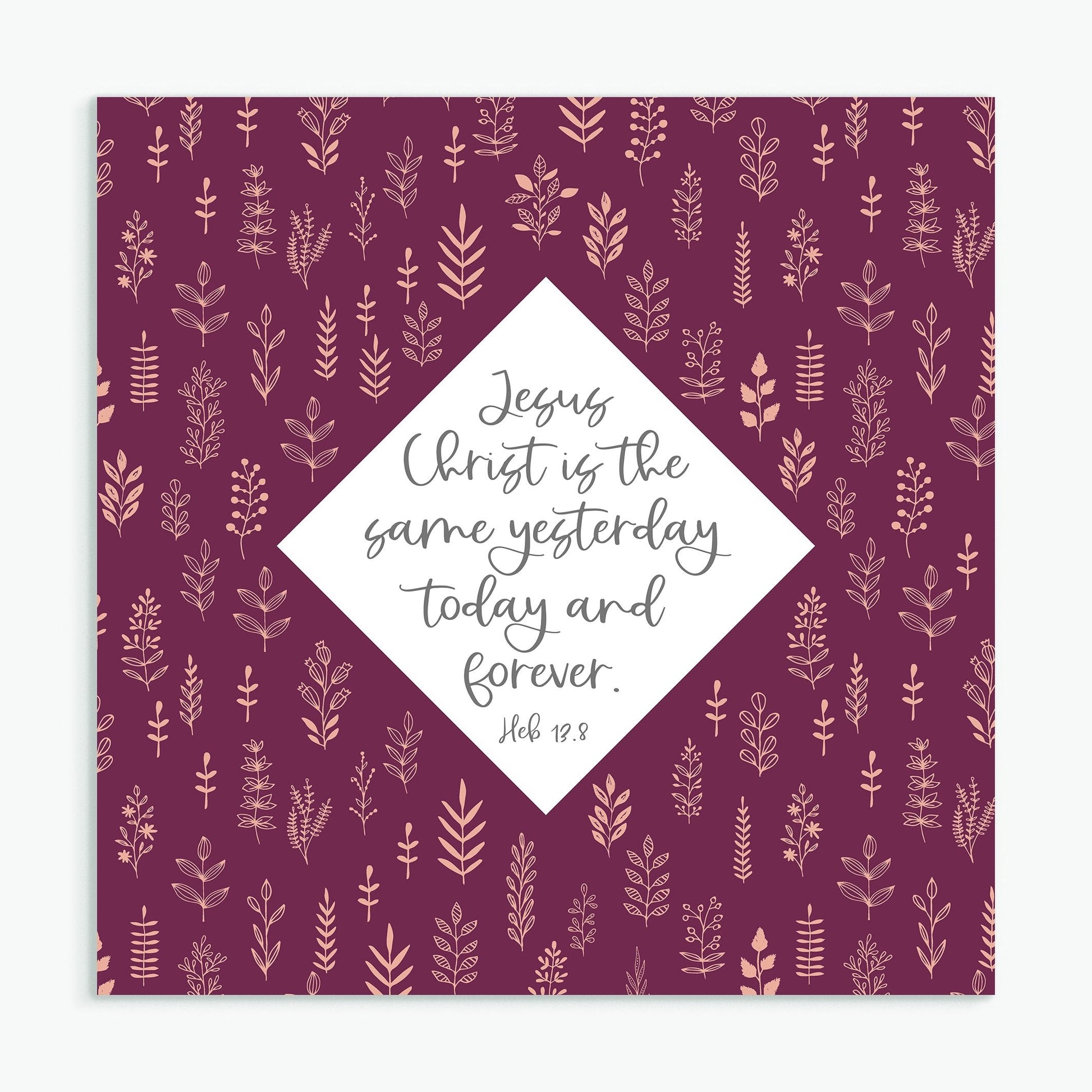 Jesus Christ Is The Same Greeting Card - Re-vived