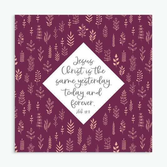Jesus Christ Is The Same Greeting Card - Re-vived