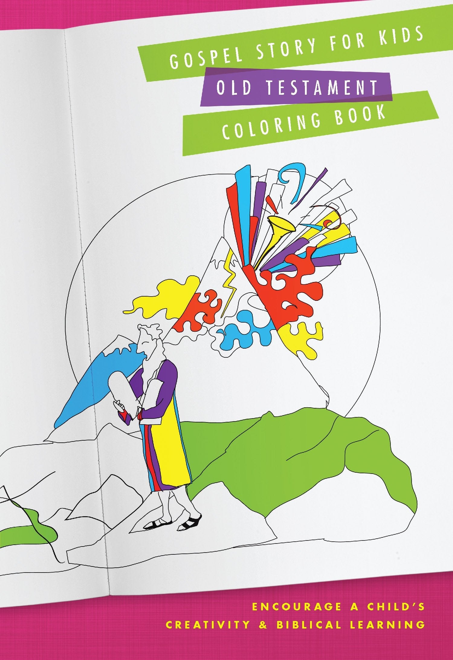 Gospel Story For Kids Old Testament Colouring Book One - Re-vived