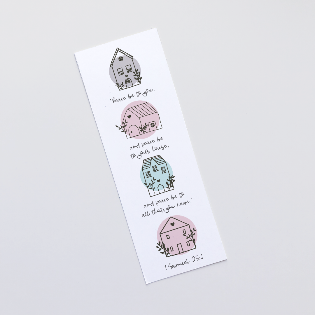 Peace Be To Your House (Scandi Home) Bookmark - Re-vived