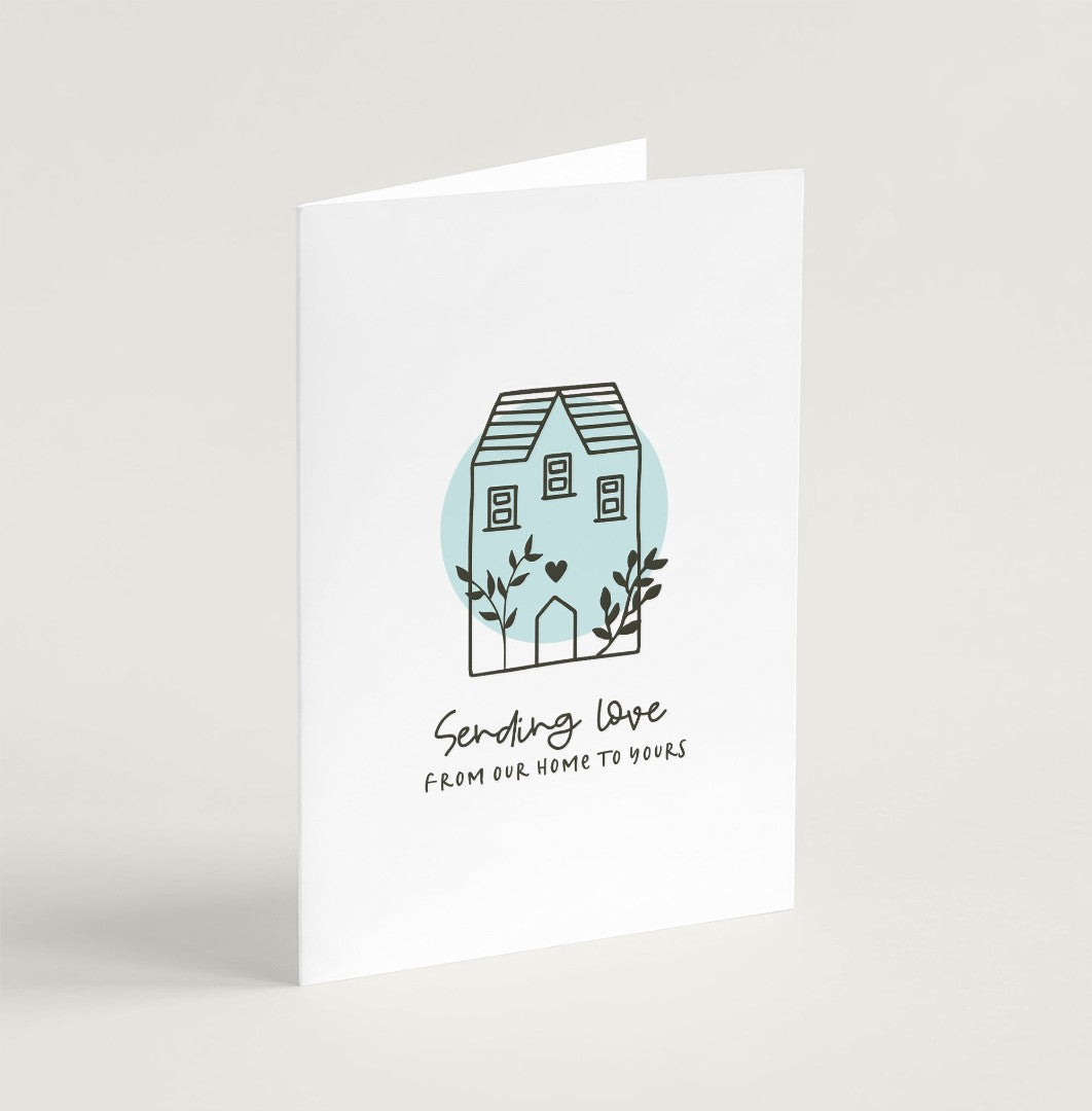 Sending Love (Scandi Home) - Greeting Card - Re-vived