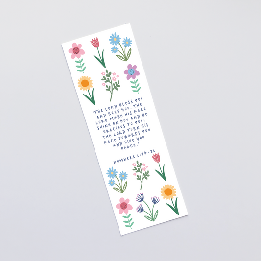 The Lord Bless You (Spring) Bookmark - Re-vived