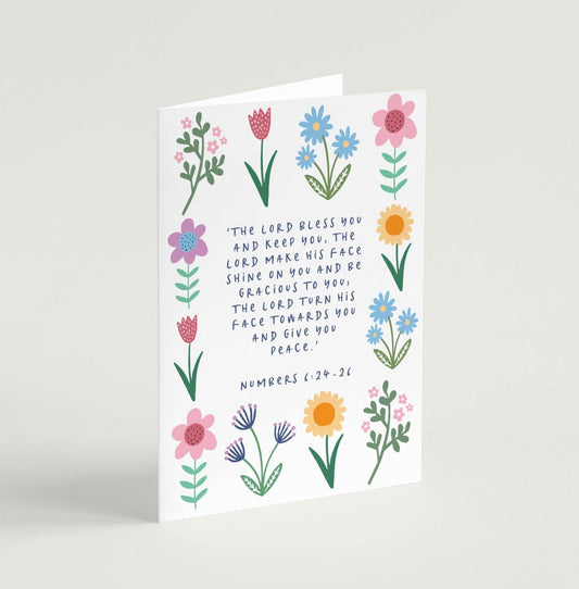 The Lord Bless You (Spring version) - Greeting Card - Re-vived