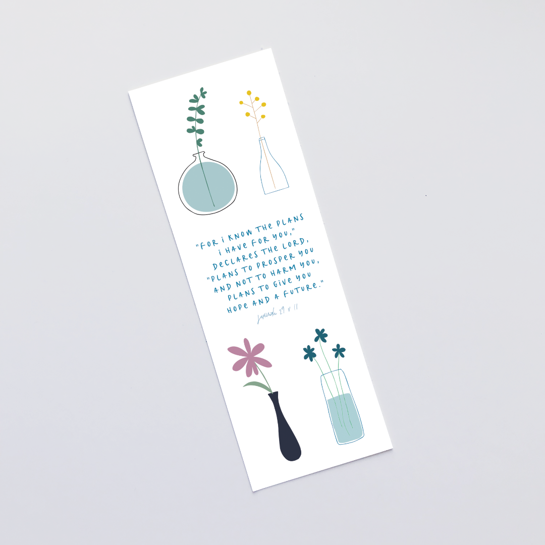 For I Know The Plans (Stems) Bookmark - Re-vived