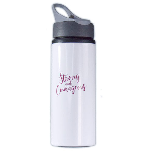 Strong and Courageous Water Bottle