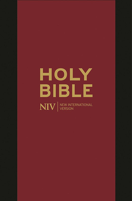NIV Pocket Black Bonded Leather Bible With Zip - Re-vived