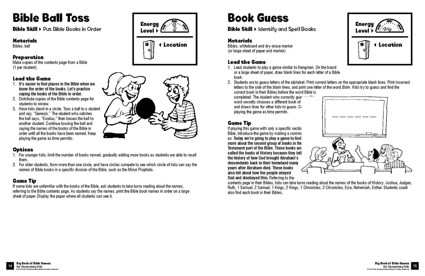 Big Book Of Bible Games For Elementary Kids - Re-vived
