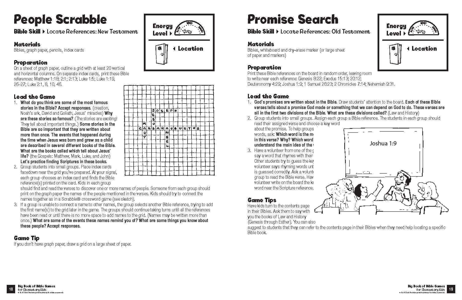 Big Book Of Bible Games For Elementary Kids - Re-vived