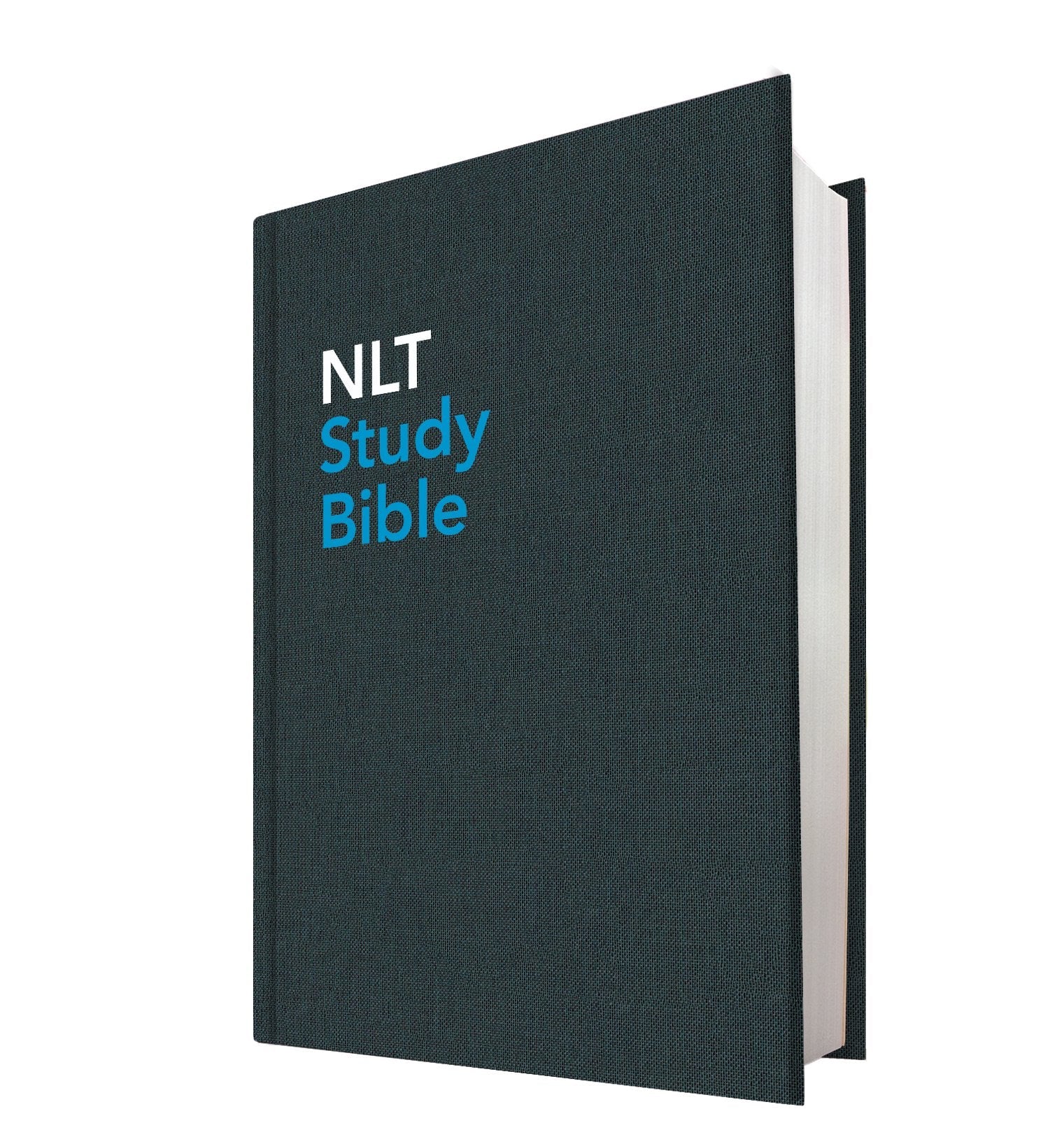 NLT Study Bible, Blue Cloth, Indexed, Hardback - Re-vived