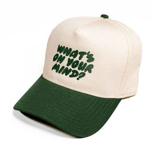 Alpha Youth Cap (Two-Tone Natural & Green)