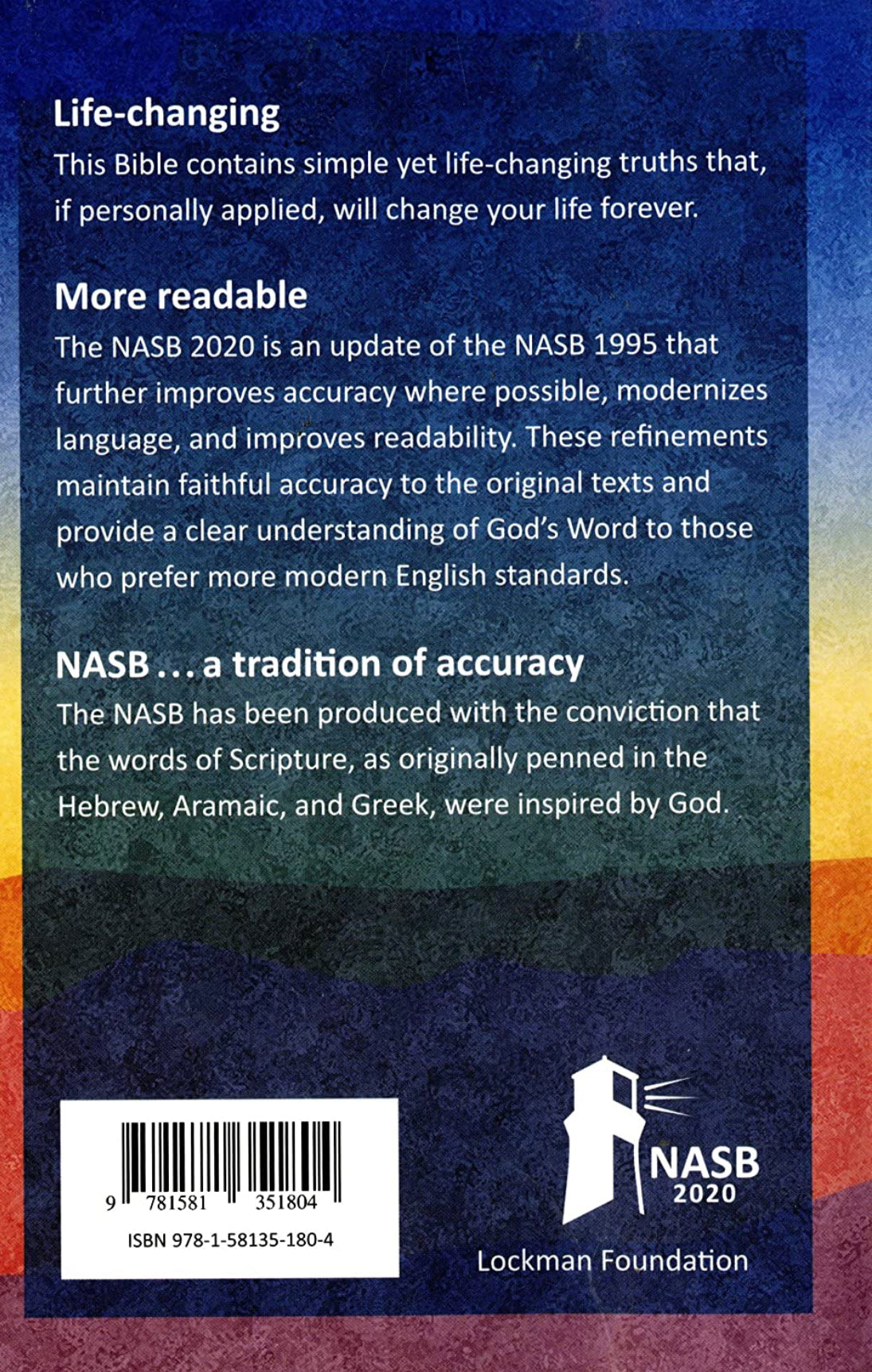 NASB 2020 Outreach Bible - Re-vived